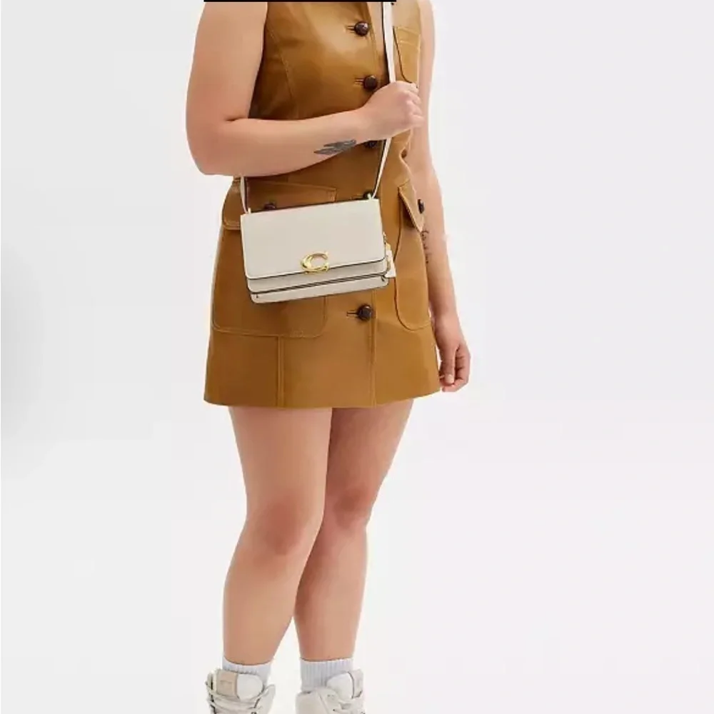 New coach Bandit Leather Shoulder Bag